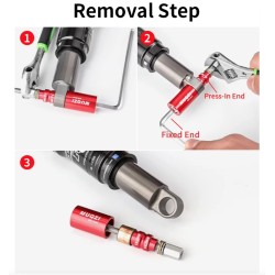 Verktøy for fjerning og installasjon av Muqzi støtdemperbøssing KROXNE - 9  