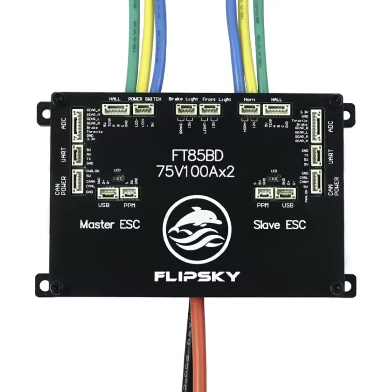 Flipsky FT85bd ESC vezérlő alumínium tokkal elektromos gördeszkához, kerékpárhoz, robogóhoz vagy motorkerékpárhoz KROXNE - 1  