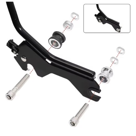 Kit de encaixe destacável para Harley Street Bob FXBB Deluxe Heritage Deluxe Softail 2018-2024 KROXNE - 1  