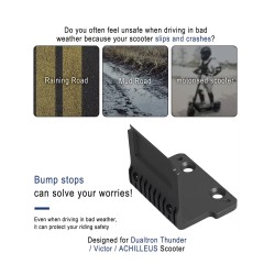 Modifitseeritud paksendatud alumiiniumist kokkupõrkevastane deflektor Dualtron Thunder, Victor, Achilles, DT3 jaoks Minimotors -