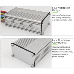 S866 Controller and Display Kit for Electric Bicycle - 24v, 36v, 48v - 250w, 350w 500w 13a, 15a, 22a  - 10 High-reliability brus
