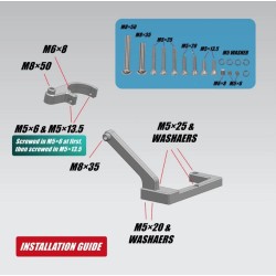 Amortizor de directie pentru Ausom DT2 Pro, L2, L2 Max, Kugoo F3 Plus sau similar  - 8 
Compatibilitate: pentru Ausom DT2 Pro, L