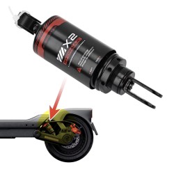 Amortizor spate original Segway MAX G3, piesă scooter electric, suspensie durabilă și sigură.  - 8 Compatibilitate: pentru model