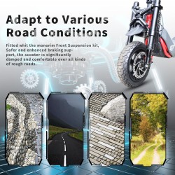 Przednie zawieszenie Monorim MZ3 Plus Dual Air do Segway ZT3 poprawa komfortu jazdy  - 3  