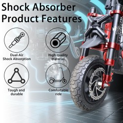 Frontfjaring Monorim MZ3 Plus Dual Air til Segway ZT3 bedre komfort  - 12  