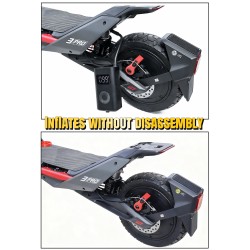 Amortisseur a air Monorim MZR3 Pro pour Segway ZT3 versions 145mm et 165mm  - 4  