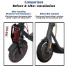 MF0 monorim etujousitus Segway F20 F25E F30E F40E sähköskootterille Monorim - 42 Asenna MF0 monorim-iskut Segway F20, F25E, F30E