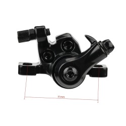 Kit freno patinete electrico HX X7 X8 cable disco pinza y pastillas repuesto completo  - 2  