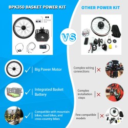 Monorim BPK350 komplet za pretvorbu motor 380w - baterija uključena  - 3 Monorim BPK350 power kit za električni bicikl, 380W – P