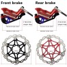 Kompletan komplet hidrauličkih kočnica Monorim EB01 s 4 klipa - poluge, čeljusti, sajla i kočni disk Monorim - 1 Kompletan kompl
