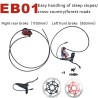 Kit complet de frână hidraulică Monorim EB01 cu 4 pistoane - pârghii, etriere, cablu și disc de frână Monorim - 7 Kit complet de