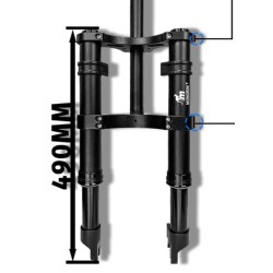 Frontfjaring Monorim MD0 Coil Spring 490mm x 165mm  - 4 
Passform: Monorim MD0 Coil Spring 490mm x 165mm for kompatible front-op