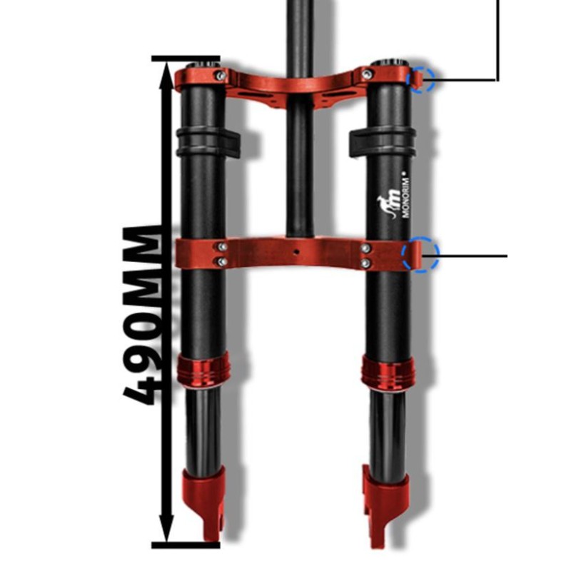 Monorim MD0 Dual Air Version 490mm x 165mm Front Suspension  - 2 
Fitment: built for setups that require 490mm x 165mm sizing (c