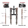 Suspensión delantera Monorim ME0 Air - Hidraulic version 565mm x 165mm  - 7 
Compatibilidad: suspensión delantera Monorim ME0 Ai