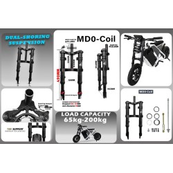 Suspensie fata Monorim MD0 Coil Spring 490mm x 165mm  - 16 
Compatibilitate: Monorim MD0 Coil Spring 490mm x 165mm pentru config