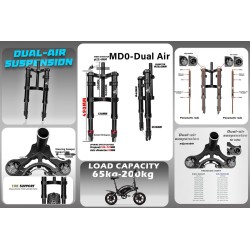 Monorim MD0 Dual Air Version 490mm x 165mm elso felfuggesztes  - 13 
Kompatibilitas: 490mm x 165mm meretu konfiguraciokhoz (vasa