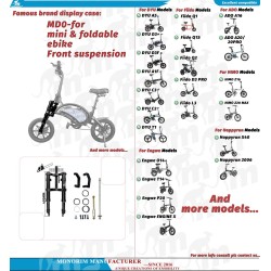 Suspensie fata Monorim MD0-DYUD pentru DYU eBike - hidraulica si aer reglabil  - 1 
Compatibilitate: suspensie fata Monorim MD0-