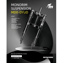 Monorim MD0-DYUD voorvorkvering voor DYU eBike - hydraulisch en lucht instelbaar  - 3 
Compatibiliteit: Monorim MD0-DYUD voorvor