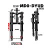 Predne odpruzenie Monorim MD0-DYUD pre DYU eBike - hydraulicke a vzduchove  - 5 
Kompatibilita: predne odpruzenie Monorim MD0-DY