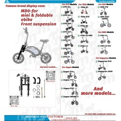 Monorim MD0-FiidoQ voorvering  - 1 
Compatibiliteit: Monorim MD0-FiidoQ voorvering voor Fiido Q (Q1/Q1S) en compatibele mini e-b