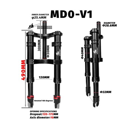 Prednji ovjes Monorim MD0-V1 za Xiaomi M365/Pro  - 11 
Kompatibilnost: Monorim MD0-V1 za Xiaomi M365/Pro i kompatibilne modele.
