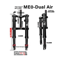 Predno okachvane Monorim ME0 Dual Air 565mm x 165mm  - 7 
Prilozhimost: predno okachvane Monorim ME0 Dual Air 565mm x 165mm za u