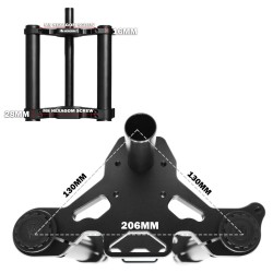 Monorim ME206 Dual Air frontfjæring version 565mm x 206mm  - 8 Kompatibilitet: Monorim ME206 Dual Air frontfjaring, format 565mm