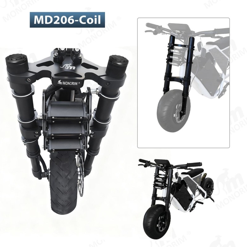 Monorim MD206 Coil Spring frontfjaring 490mm x 206mm  - 8 
Kompatibilitet: Monorim MD206 Coil Spring frontfjaring 490mm x 206mm,
