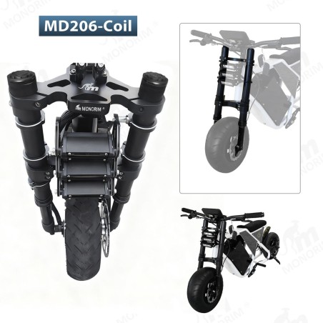 Monorim MD206 Coil Spring frontfjaring 490mm x 206mm  - 8 
Kompatibilitet: Monorim MD206 Coil Spring frontfjaring 490mm x 206mm,