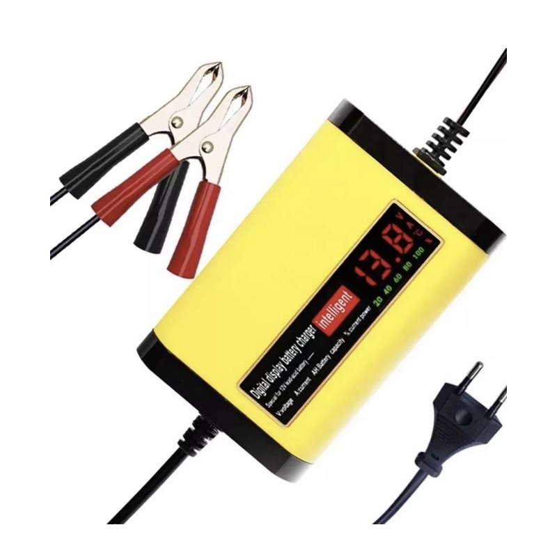 12V 2A acculader voor loodzuuraccu’s 7Ah 12Ah 14Ah 20Ah  - 2 Belangrijkste kenmerken

Digitaal LCD-scherm met realtime weergave 