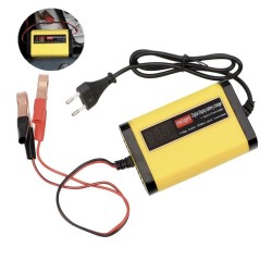 Zaryadnyy prystriy 12V 2A dlya svyntsevo-kyslotnykh bateriy 7Ah 12Ah 14Ah 20Ah  - 1 Osnovni kharakterystyky

Tsyfrovyi LCD-dyspl