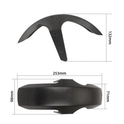 Främre stänkskärm för Xiaomi 5 MAX elscooter  - 1  