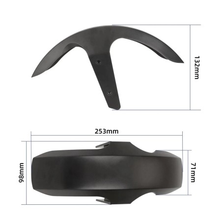 Front fender for Xiaomi 5 MAX electric scooter  - 1  