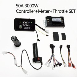 Sinusoidalnyi brushless motor kontroller kit 48V 84V 50A 3000W s ruchek gaz i displeem  - 1 Spisok produktov

Kontroller 50A + 1
