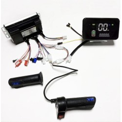 Sinusboelge brushless motorkontroller kit 48V 84V 50A 3000W med gass og display  - 2 Produktliste

50A kontroller + 1 gasshandta