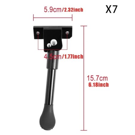 Bequille pour trottinette HX X7, HX X8, HX X9 ou modele similaire  - 1 
Compatibilite fiable HX X7, HX X8, HX X9 et modeles simi