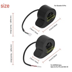 Gatillo acelerador para patinete Gotrax GXL V2/Apex/Apex Pro/Apex XL/XR Elite o similar  - 9 Compatibilidad exacta con GotraxCon