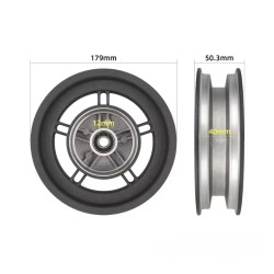 Roue avant pour trottinettes électriques Xiaomi 5 Max, 5 Pro, Elite et 5 Xiaomi - 11  