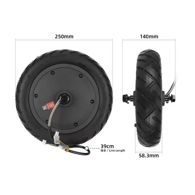 Motor para trotinete Xiaomi 5 compatível, substituição de alto binário  - 1 Compatibilidade direta: indicado para trotinete Xiao
