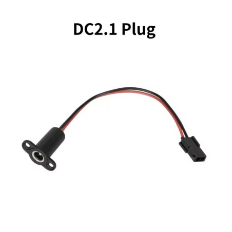 Töltőcsatlakozó DC2.1 és 8mm mi port Xiaomi 4 Lite 2nd Gen rollerhez  - 1 Kompatibilitás: DC2.1 töltőcsatlakozó és 8mm mi port X