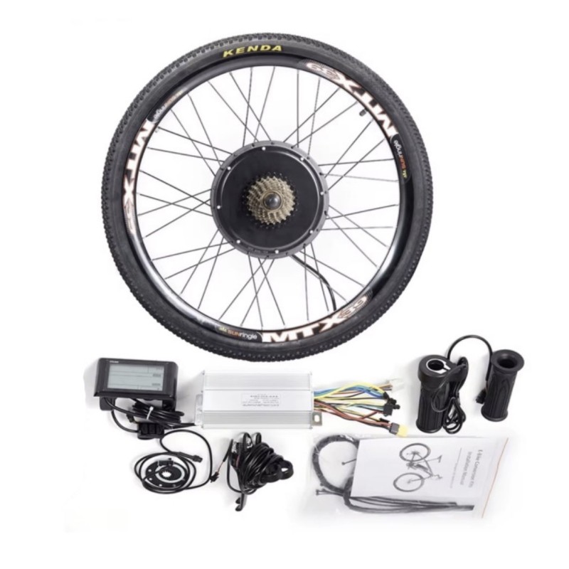 Elcykelkonverteringssæt controller 48v 1000w motor 26, 27,5 og 29" KROXNE - 1  