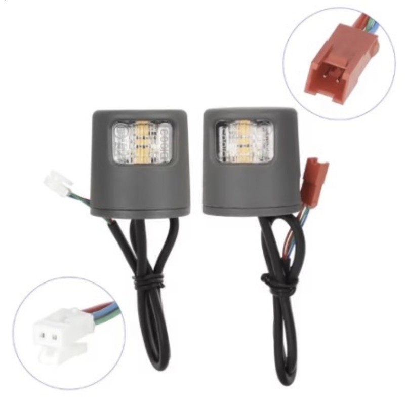 LED povorotnyky dlia samokata Xiaomi 4 Lite 2nd abo podibnoho, komplet syhnalizatsii ta bezpeky  - 1 Pidkhodyt dlia Xiaomi 4 Lit