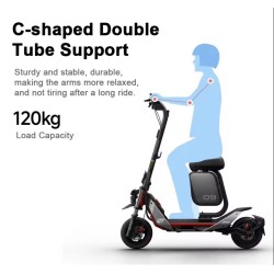 Saede med 10L opbevaringsboks til Segway E3, E3 Pro, F3, ZT3 Pro og lignende  - 2 
Kompatibilitet: saede med 10L opbevaringsboks