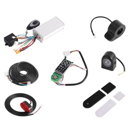 Kit controladora 48V Monorim U5+ com comando e limitador de velocidade para trotinetes Xiaomi  - 1 
Compatível com trotinetes Xi