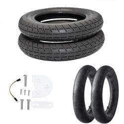 10-palcové sady kolies značky Emove pre Xiaomi PRO čierna - červená - biela  - 1  