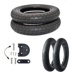 10-calowe zestawy kół marki Emove do Xiaomi PRO Black - Red - White  - 2  