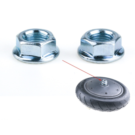 Dado e rondella di fissaggio per il motore per scooter elettrico Xiaomi, Ninebot o simili Xiaomi - 2 Specifica:Tipo dell'articol