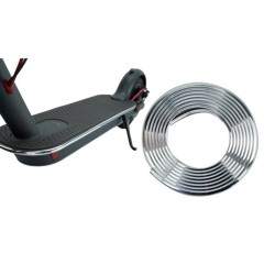 Ozdobna antykolizyjna listwa ochronna do hulajnogi elektrycznej.  - 6 Chroń podwozie i podstawę hulajnogi elektrycznej, instaluj