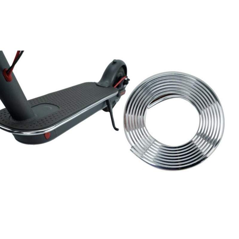 Dekorativna zaštitna traka protiv sudara za električni skuter.  - 6 Zaštitite šasiju i podnožje električnog skutera instaliranje