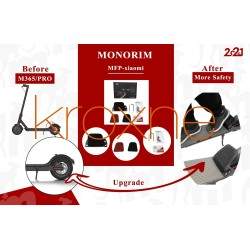 Monorim MFP (jalatoe alus) Xiaomi, Ninebot Max või sarnaste mudelite jaoks. Monorim - 5 Tagumine jalatoe alus Xiaomi või Ninebot